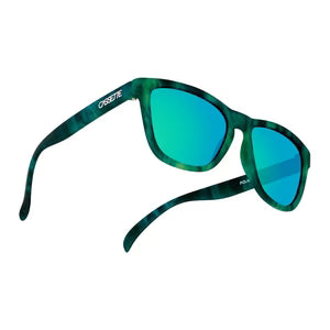 Cassette Optics Easy Livin Sunglasses - Amazonian Tortoise / Green Mirror Polarized Lens