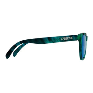 Cassette Optics Easy Livin Sunglasses - Amazonian Tortoise / Green Mirror Polarized Lens