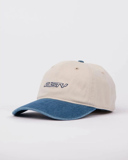 Rusty Flip Dad Cap Middy Blue