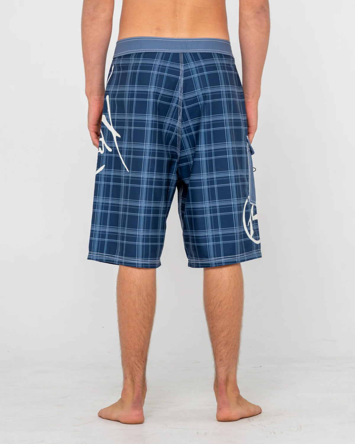 Rusty Hoodus Fixed Waist Boardshort - Navy