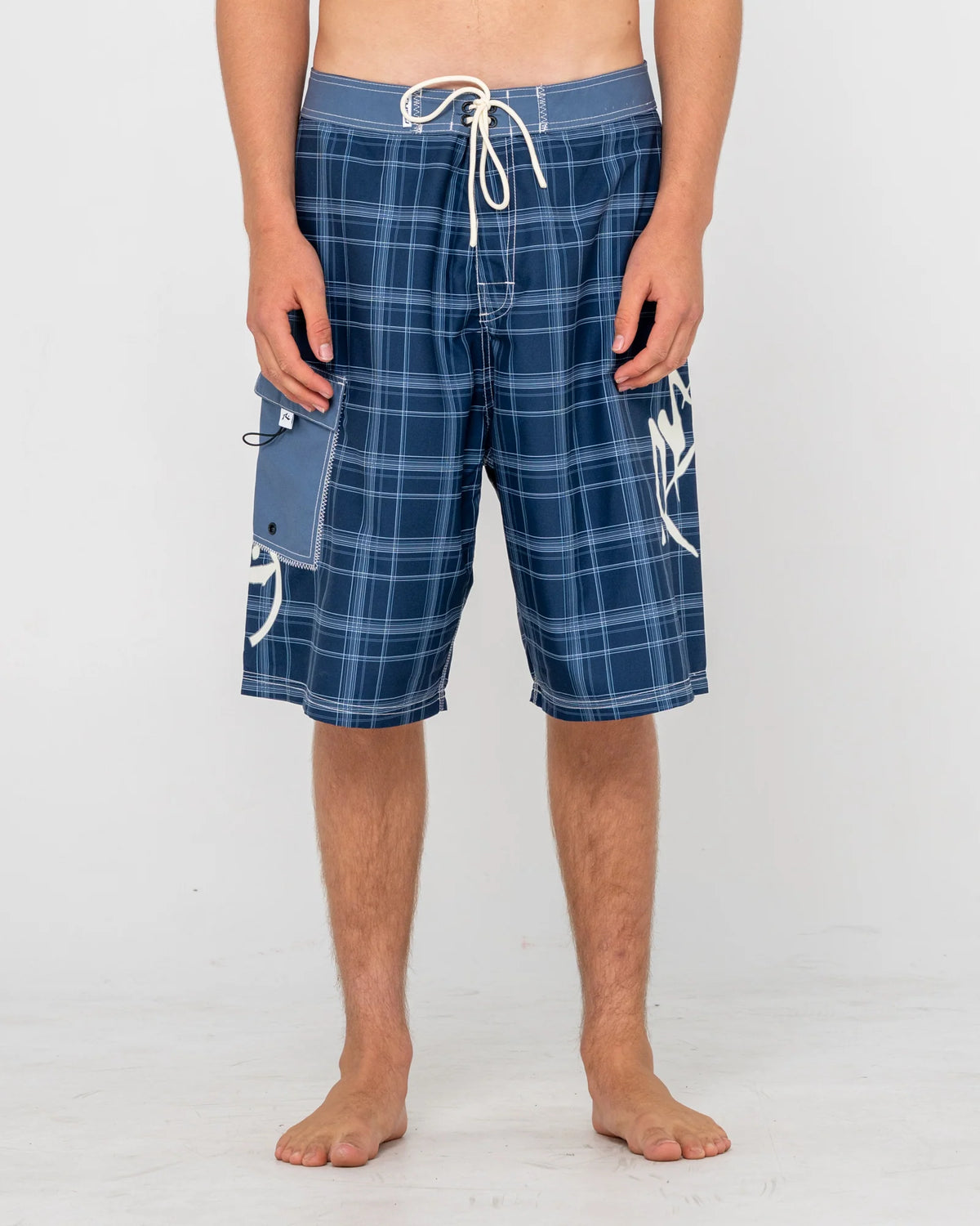 Rusty Hoodus Fixed Waist Boardshort - Navy