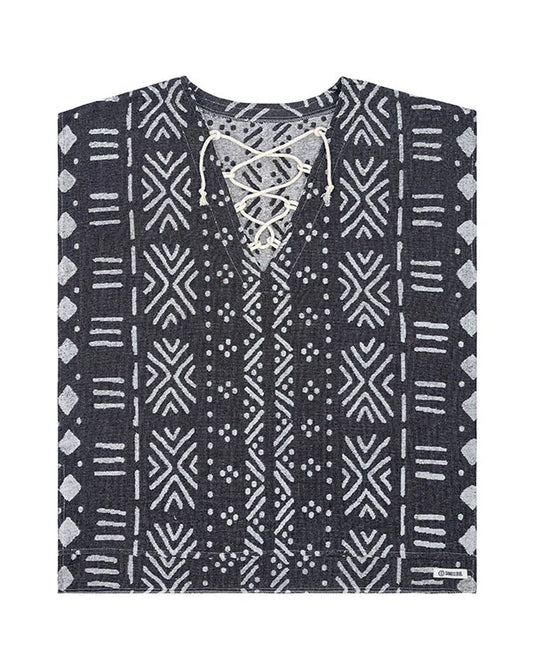 Sand Cloud Adobe Mudcloth Cover Up - Black
