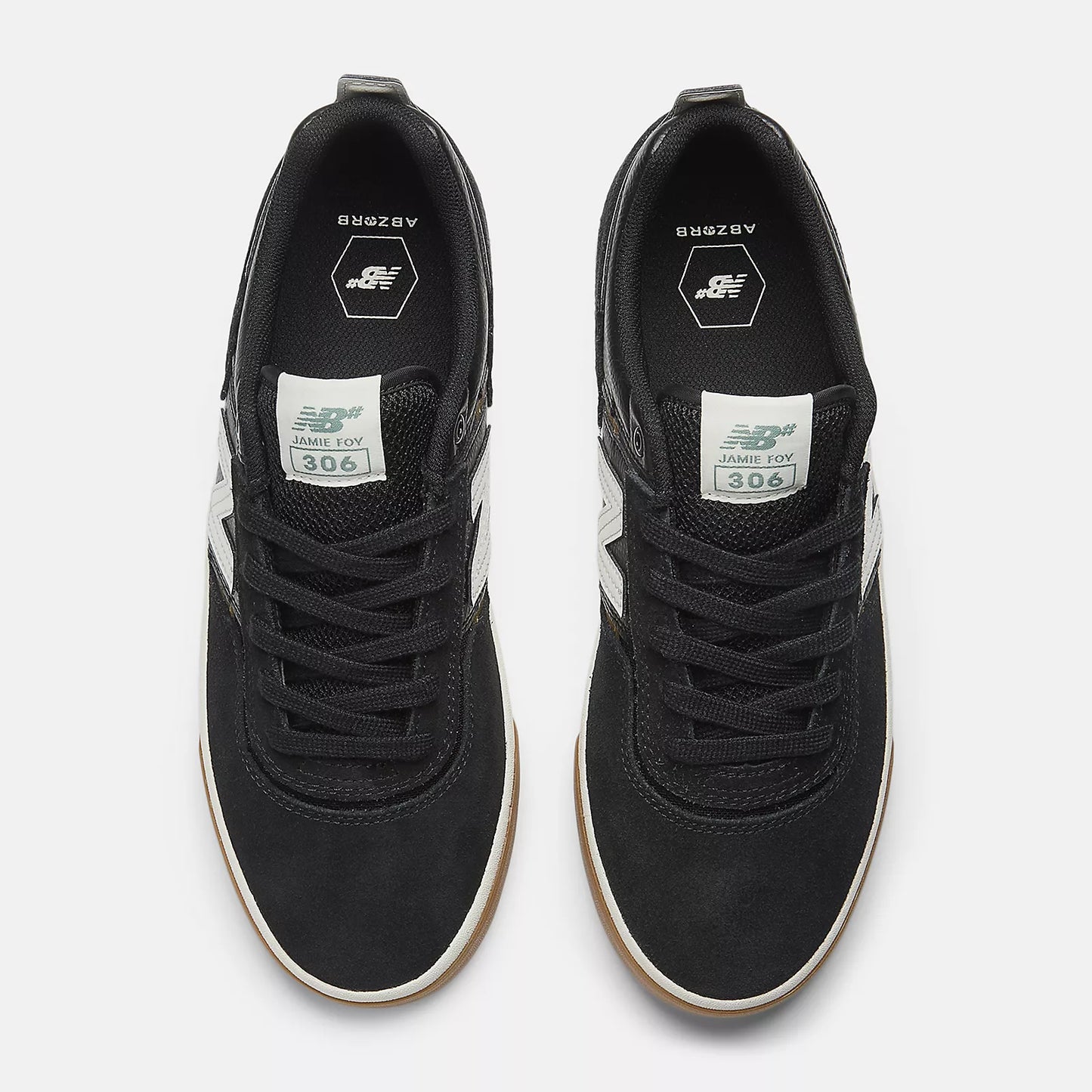 New Balance Numeric 306 Jamie Foy - Black w/ Sea Salt