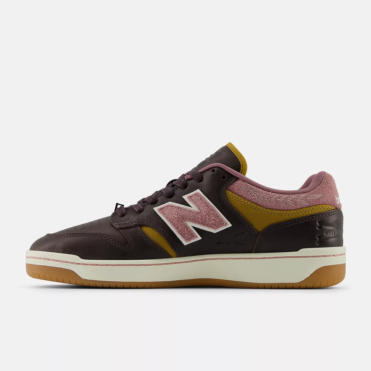 New Balance Numeric 480 x Jeremy Fish 330 - Brown with Pink