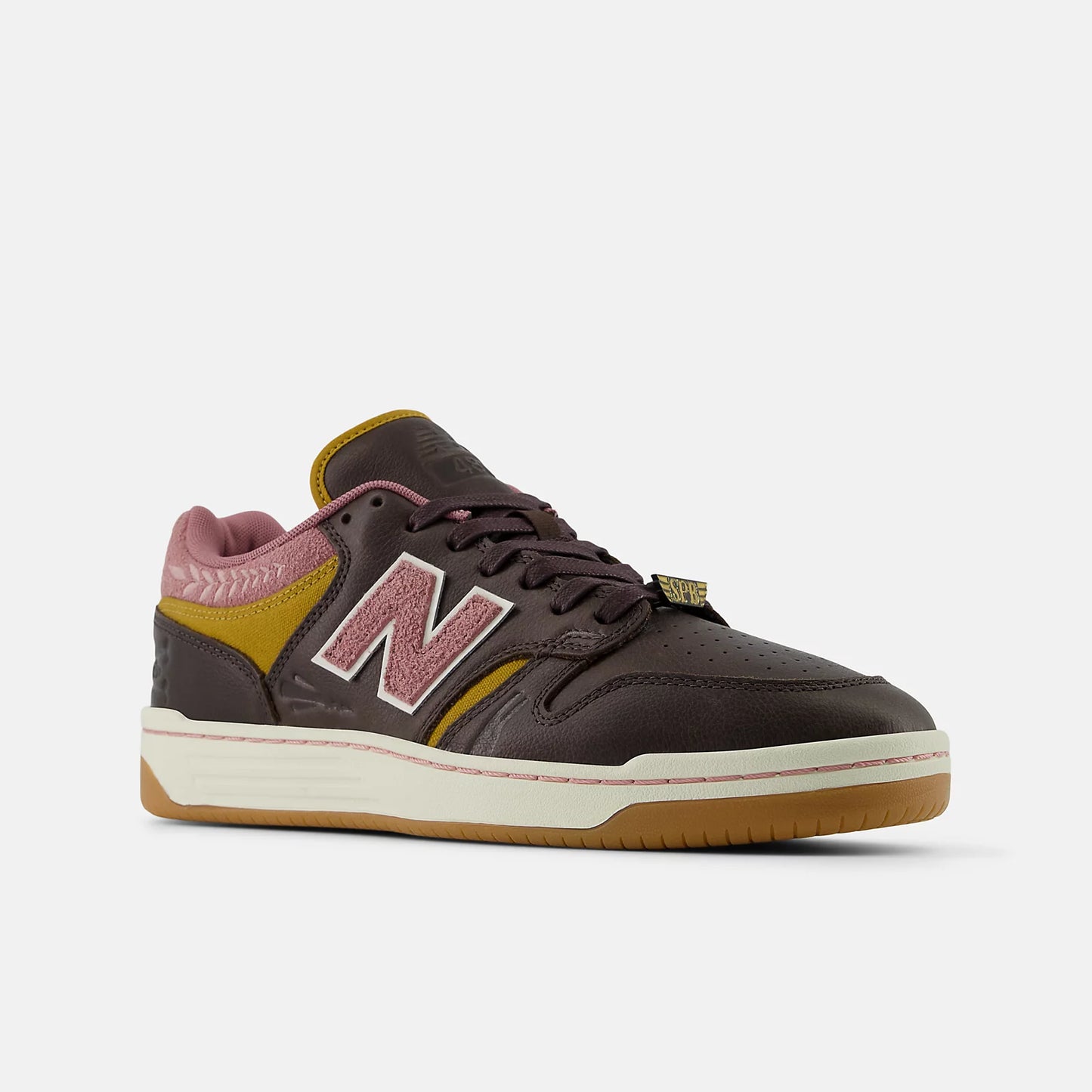 New Balance Numeric 480 x Jeremy Fish 330 - Brown with Pink