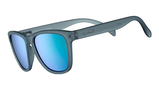 goodr OG Silverback Squat Mobility Sunglasses - Gray w/ Green