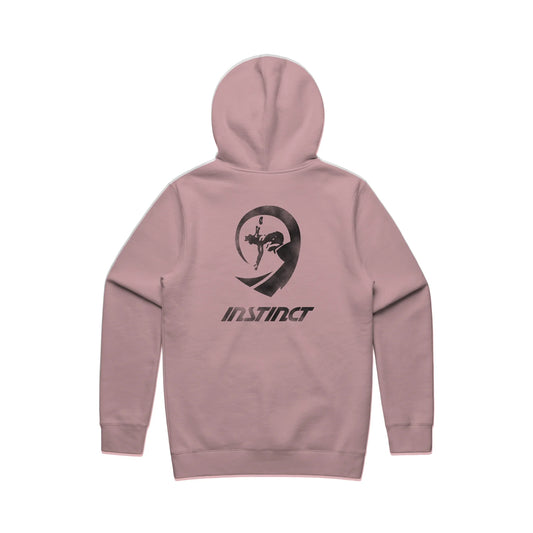 Instinct Overspray Tube Rider Hoodie - Dusty Pink