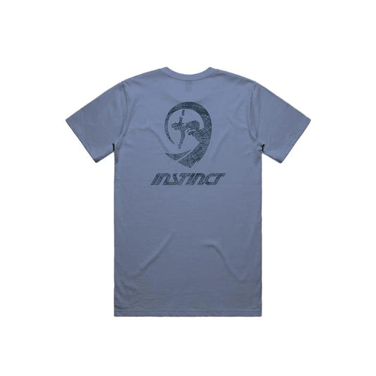 Instinct Stumped Tee - Washed Denim