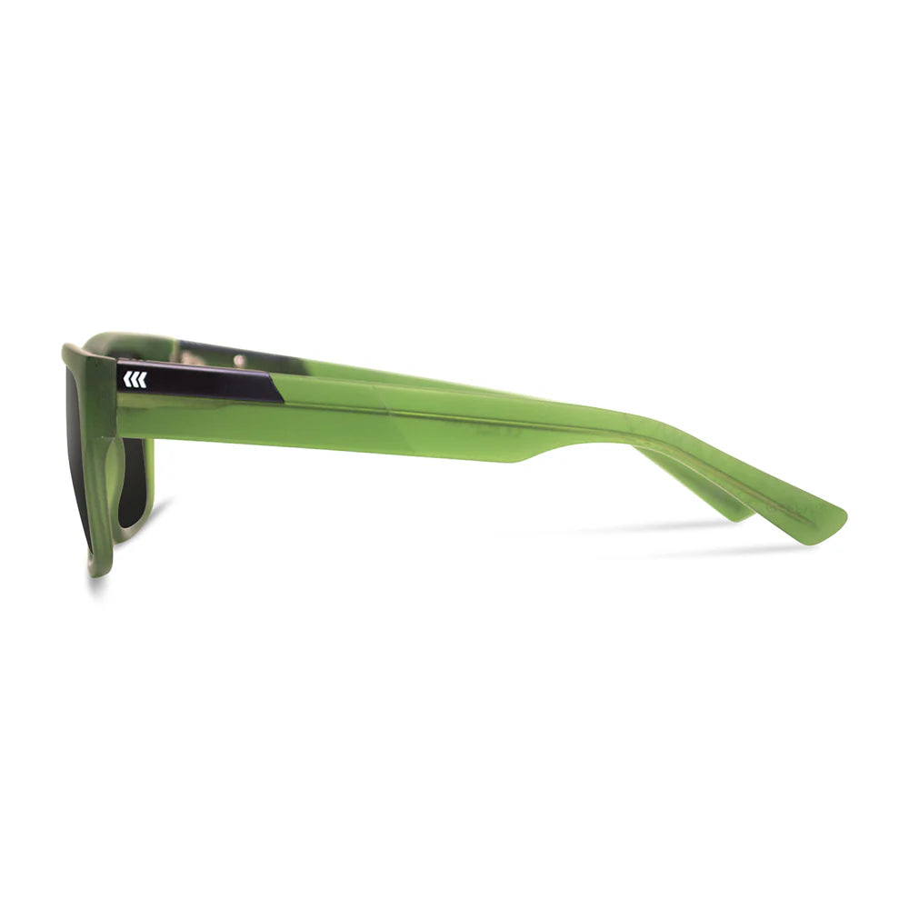 Cassette Optics Stockholm Sunglasses - Matte Olive Green / Smoke Polarized Lens
