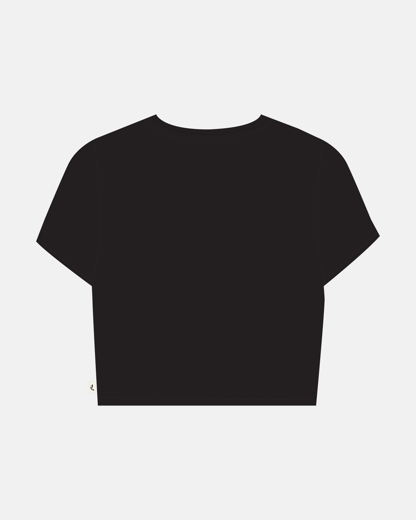 Girls Surf Too Baby Tee T-Shirt - Black