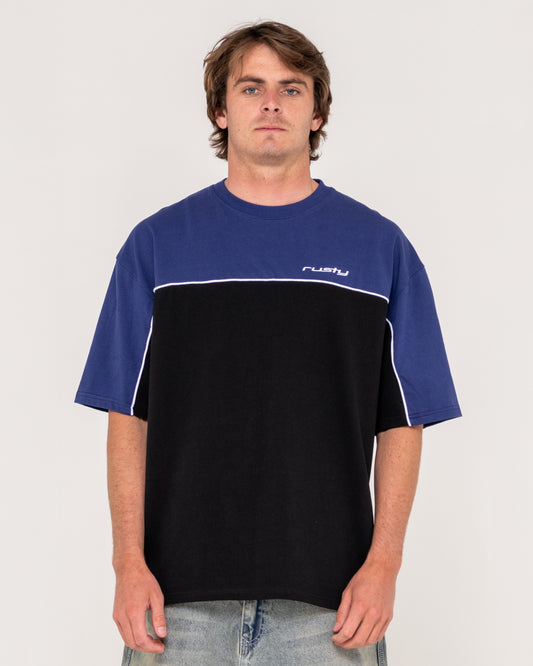 Rusty Oblivion 2.0 Heavy Short Sleeve S/S Tee - Black