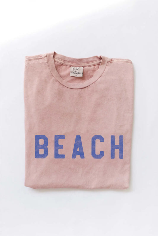 BEACH Mineral Washed Tee