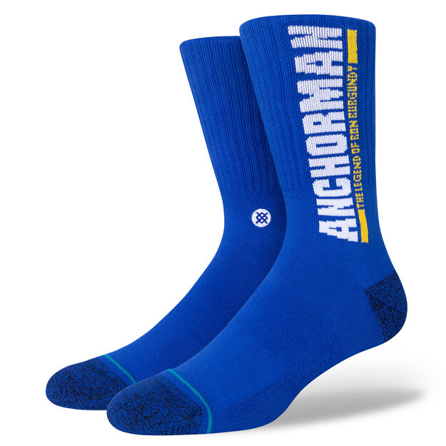 Anchorman The Legend Sock - Blue