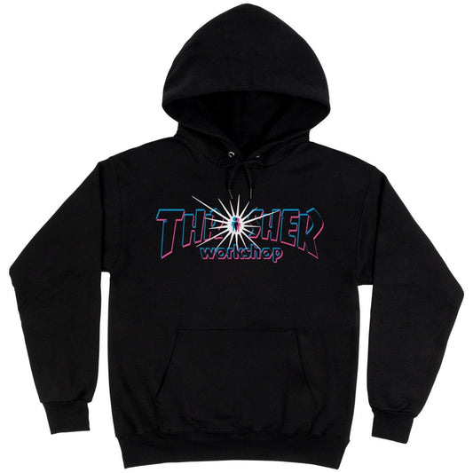 Thrasher x Alien Workshop AWS Nova Hoodie Hooded Sweatshirt - Black