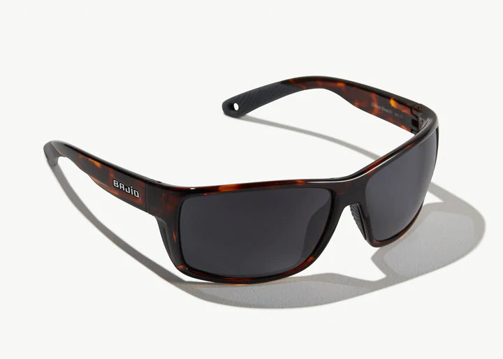 Bales Beach Brown Tort Gloss / Grey Gray Glass Lens