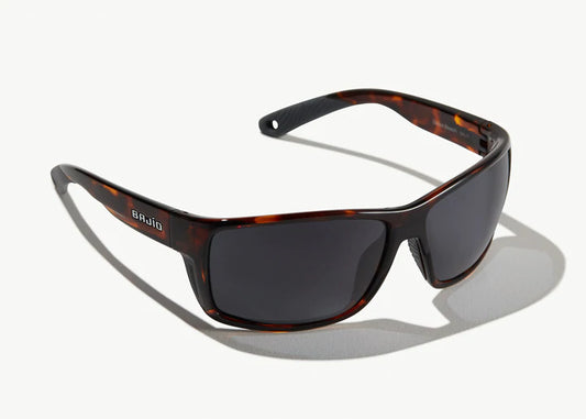 Bales Beach Brown Tort Gloss / Grey Gray Glass Lens