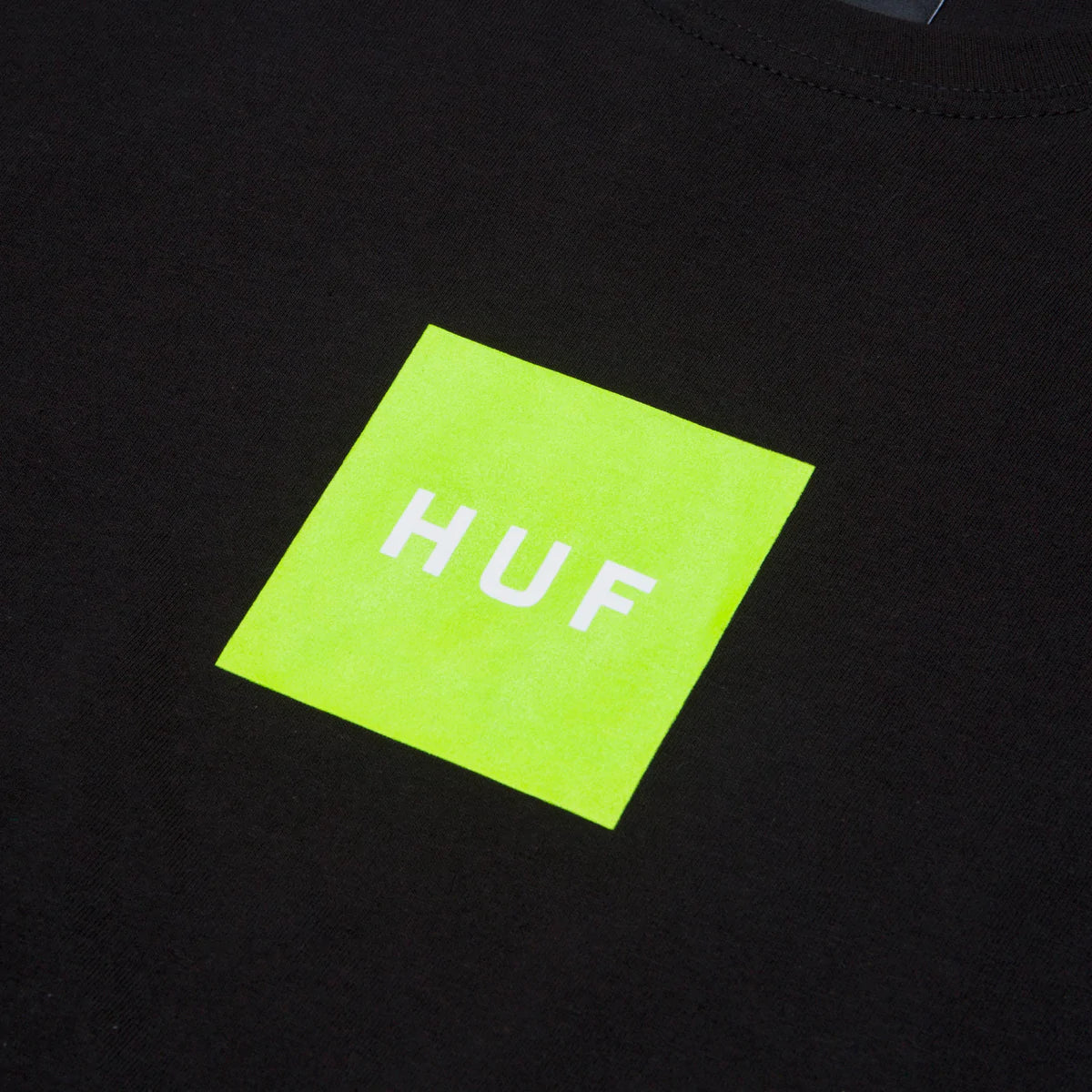 HUF Essentials Box Logo Tee - Black
