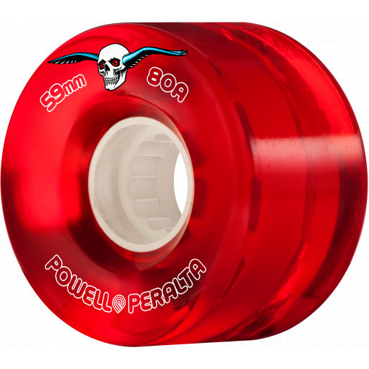 Powell Peralta H8 Clear Cruiser 59mm x 80a - Red