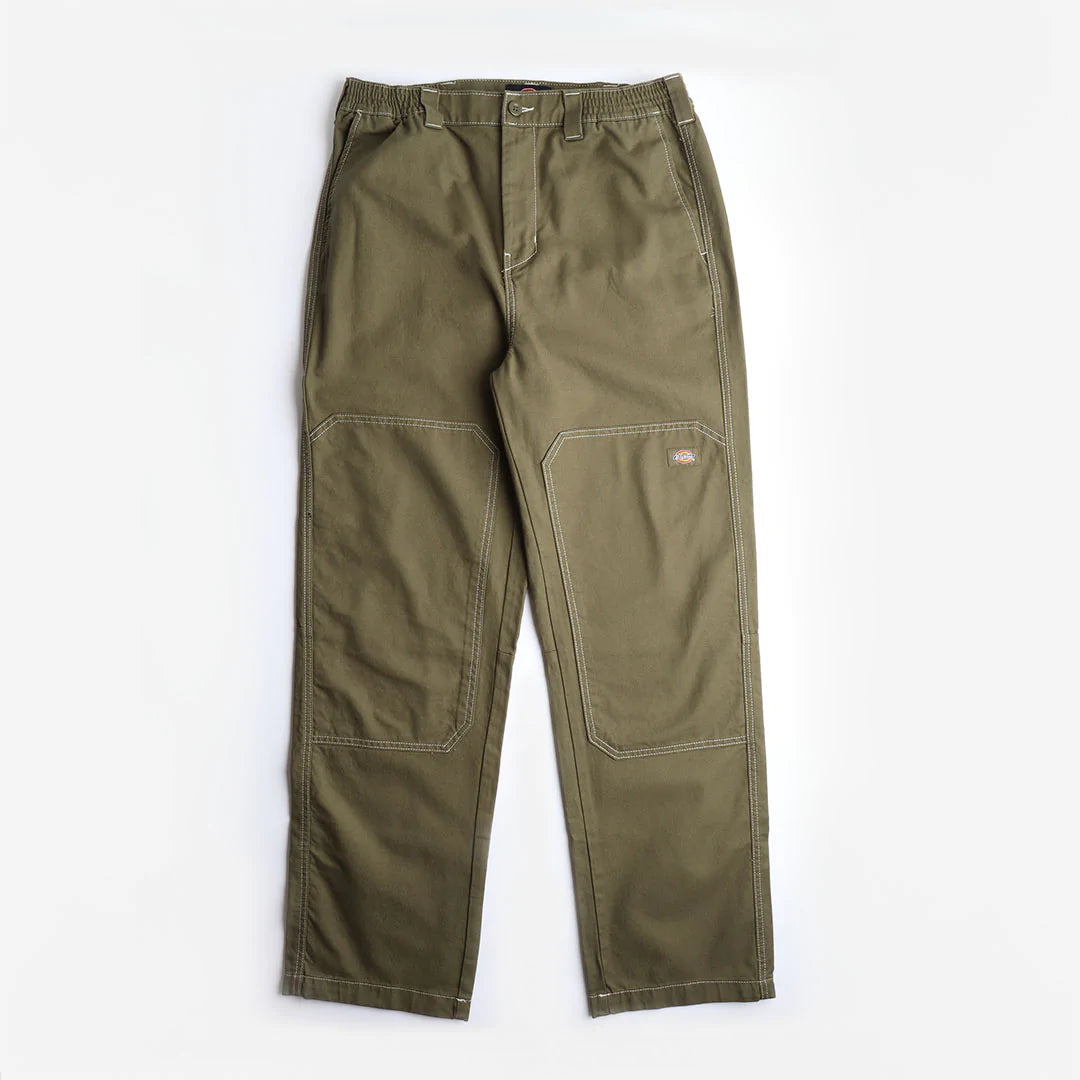 Dickies Florala Twill Double Knee Pant - Military Green