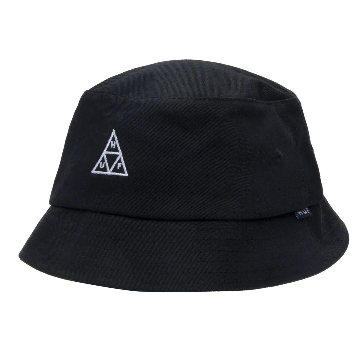 HUF Essentials Triple Triangle Bucket Hat - Black