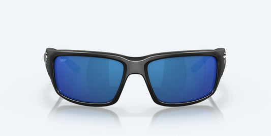 Fantail Matte Black w/ Blue Mirror 580P