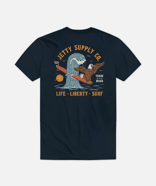 Liberty Tee - Navy