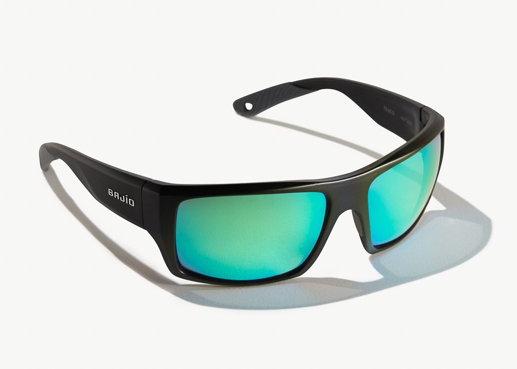 Nato Black Matte Green Mirror Glass