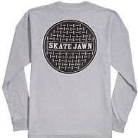 Skate Jawn x OJ L/S Tee Heather Grey