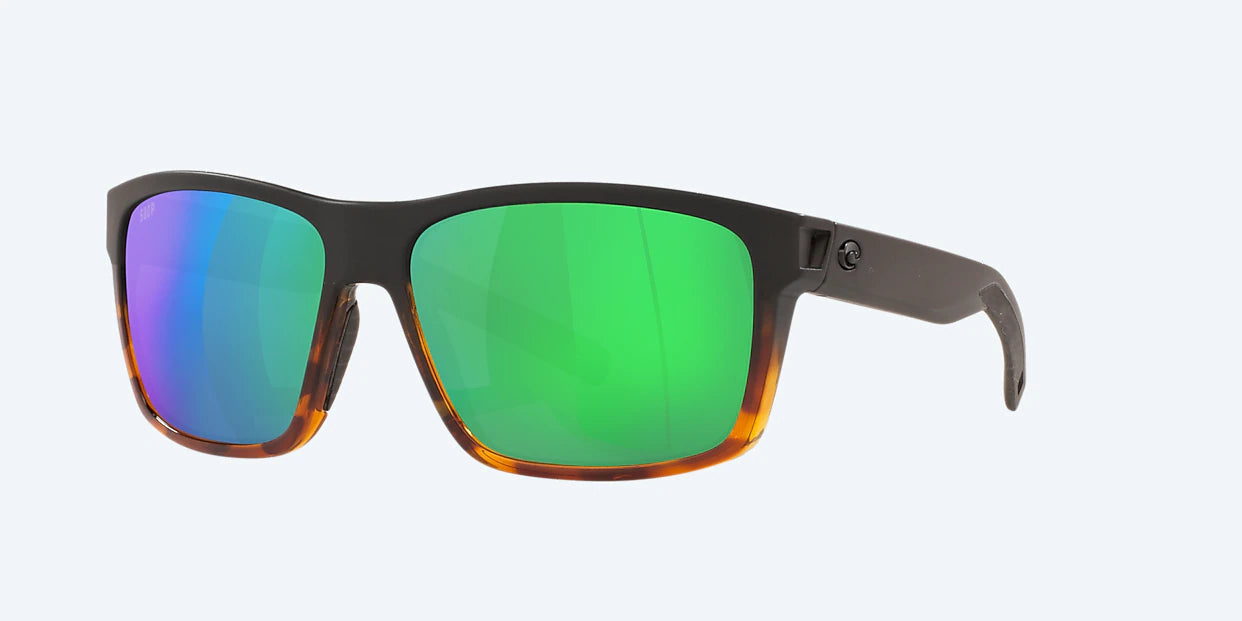 Slack Tide Matte Black / Shiny Tortoise  w/ Green Mirror 580P