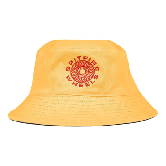 Spitfire Classic 87' Swirl Bucket Hat - Reversible Navy / Gold / Red