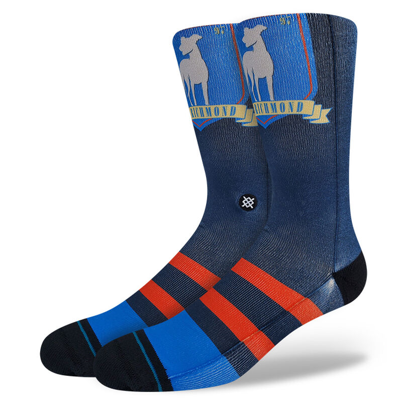 Stance Ted Lasso AFC Richmond Poly Crew Casual Socks - Navy