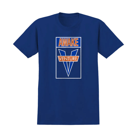 Venture Awake S/S Tee - Royal Blue / White / Orange / Blue