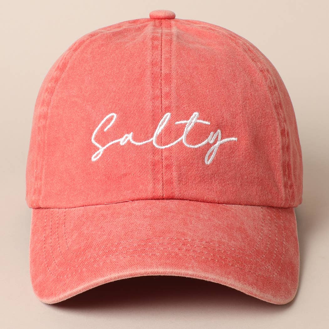 Salty Embroidered Hat