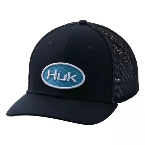 Huk Scaled Logo Stretch Trucker Hat