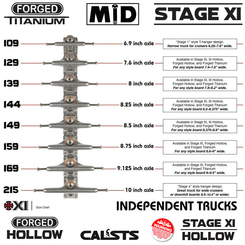 Independent Stage 11 Hollow Trucks