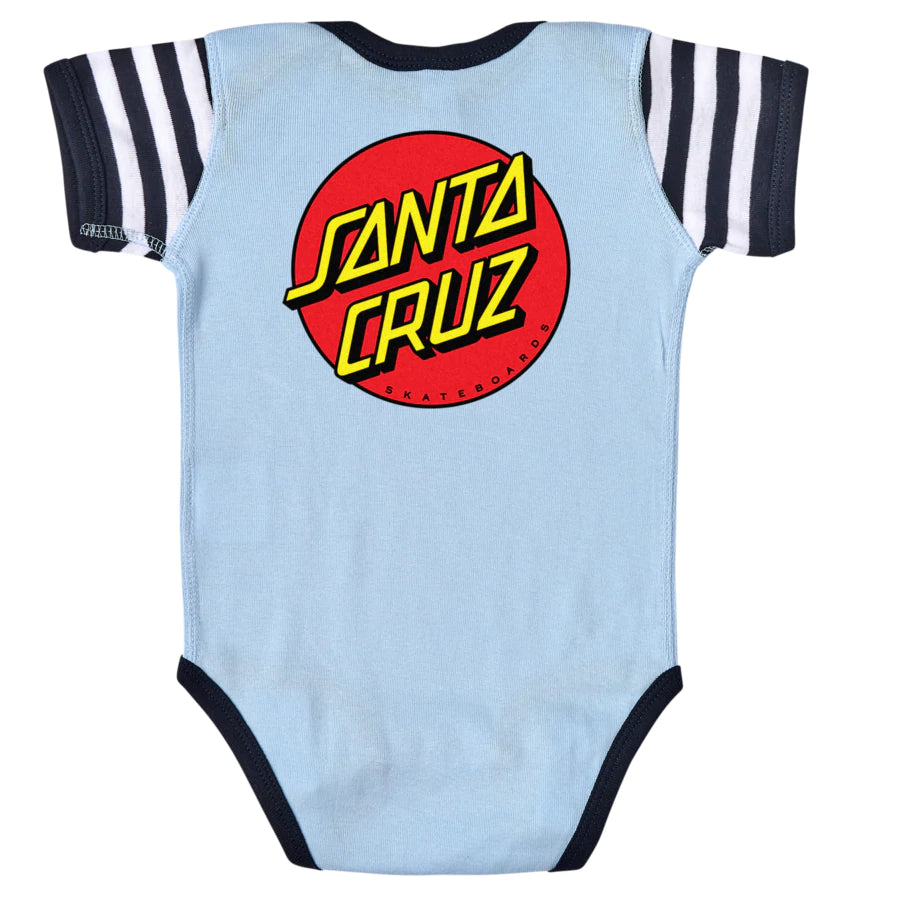 Santa Cruz Baby One Piece - Blue/Navy/White Stripe