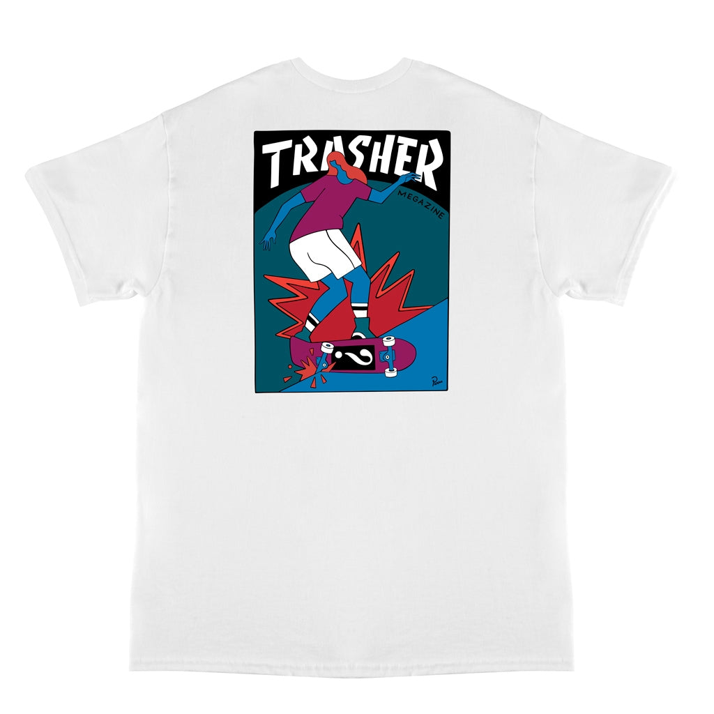 Thrasher Magazine Trasher Hurricane tee - White